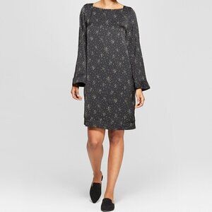 Prologue Square Neck Wide Sleeve Mini Shift Dress